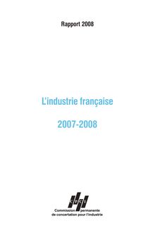 L industrie française 2007-2008