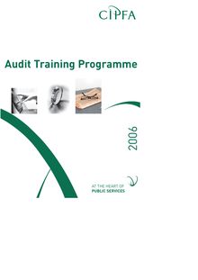 audit training programme 2006