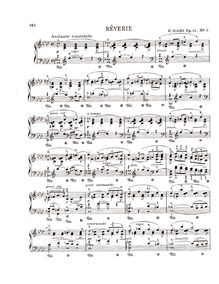 Partition complète, Silhoutten, Op.34, Schütt, Eduard