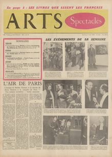 ARTS N° 462 du 05 mai 1954