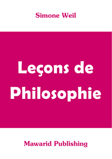 Leçons de philosophie (Simone Weil)