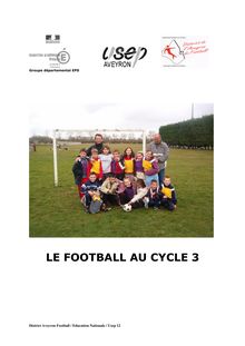 District Aveyron Football Education Nationale Usep