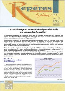 Le surchômage et les caractéristiques des actifs en Languedoc-Roussillon