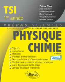 Physique-Chimie TSI1 - Programme 2021