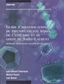 Guide d identification du phytoplancton marin de l estuaire et du golfe du Saint-Laurent incluant egalement certains protozoaires