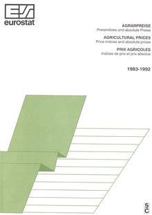 Agricultural prices 1983-1992