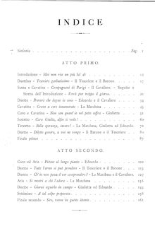 Partition complète, Un giorno di regno, ossia il finto Stanislao (King pour a Day, ou pour False Stanislas) par Giuseppe Verdi