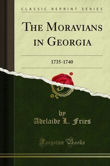 Moravians in Georgia