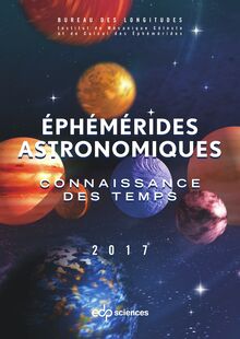 Ephémérides astronomiques 2017