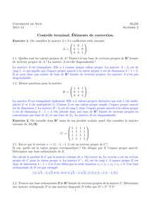 Universite de Nice SL2M Algebre