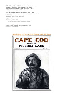 Cape Cod and All the Pilgrim Land, June 1922,  Volume 6, Number 4 - A Monthly Magazine Devoted to the Interests of Southeastern Massachusetts