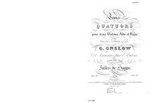Partition parties complètes, 3 corde quatuors (Nos. 16-18), Op.36