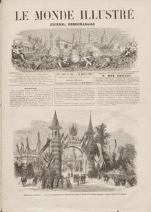LE MONDE ILLUSTRE  N° 535 du 13 juillet 1867