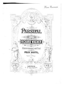 Partition Act I, Parsifal, Wagner, Richard