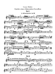 Partition clarinette 1, 2, 3 (doubles basse clarinette) (B♭), chansons of a Wayfarer
