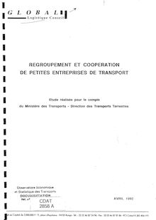 Regroupement et coopération de petites entreprises de transport. : 2858_1