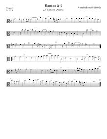 Partition ténor viole de gambe 1, alto clef, Primo libro de ricercari et canzoni