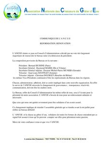 Association Nationale des Chasseurs de Gibier d'Eau