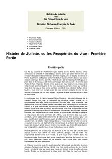 Histoire de Juliette, ou les Prospérités du vice
