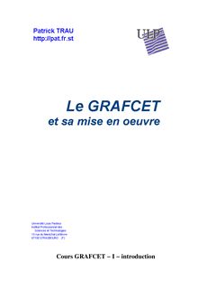 Cours GRAFCET - I - introduction