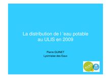 Rapport annuel de la Lyonnaise des eaux 2009 - Les Ulis