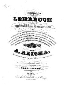 Partition Volume 1, Traité de haute composition musicale I et II