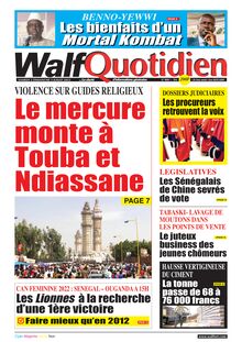 Walf Quotidien n°9081 - Du 2 au 3 juillet 2022