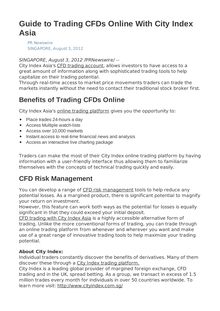 Guide to Trading CFDs Online With City Index Asia