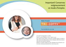 Mode d emploi: Le Tri-cotti  pour des bébés de 2,5 à 15 kg