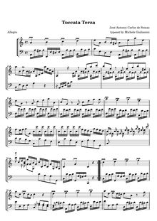 Partition Toccata No.13, Toccatas pour clavecin, Seixas, Carlos