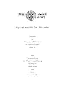 Light addressable gold electrodes [Elektronische Ressource] / Waqas Khalid. Betreuer: Wolfgang J. Parak