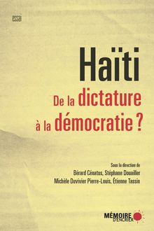 Haïti. De la dictature à la démocratie?