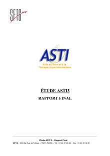 Réalisations et enseignements des projets initiés par le Fopim - Rapport final ASTI 3