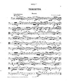 Partition basson, Terzetto, Lalliet, Theodore