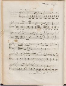 Partition de piano et flûte , partie, Variations on an Original Theme pour violon et Piano (ou guitare)