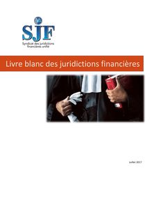 Le livre blanc du Syndicat des juridictions financières