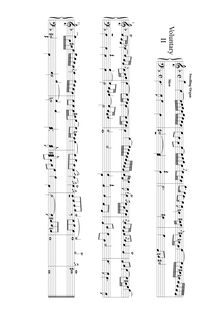 Partition , Slow, 6 Bénévoles pour pour orgue ou clavecin, Beckwith, John par John Beckwith