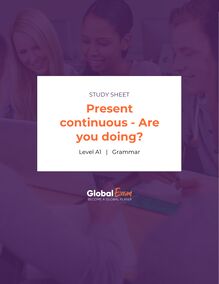 Present continuous - Are you doing?