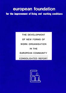 The development of new forms of work organization in the European Community