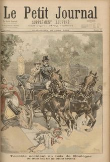 LE PETIT JOURNAL SUPPLEMENT ILLUSTRE  N° 396 du 19 juin 1898