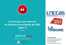 Les Français, leur maire et les élections #Municipales2020