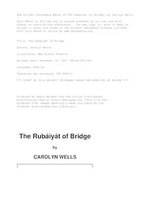 The Rubáiyát of Bridge