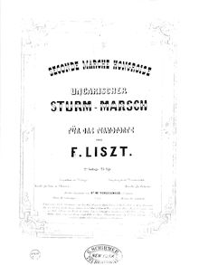 Partition complète (S.232), Ungarischer Sturmmarsch, Seconde marche hongroise