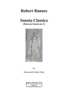 Partition complète, Sonata Classica, Rønnes, Robert