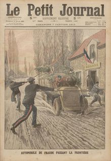 LE PETIT JOURNAL SUPPLEMENT ILLUSTRE  N° 1103 du 07 janvier 1912