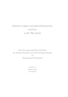 Radiative capture and photodisintegration reactions in the _1hn4He system [Elektronische Ressource] / vorgelegt von Martin Trini