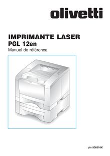 Notice Imprimantes Olivetti  PG L12en
