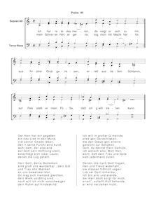 Partition Ps.40: Ich harrete des Herren, SWV 137, Becker Psalter, Op.5