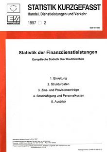 Statistik der Finanzdienstleistungen