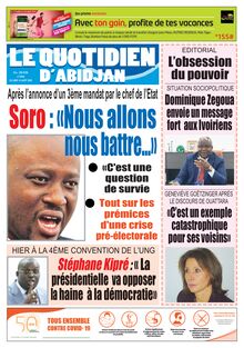 Le Quotidien d’Abidjan n°2900 - du lundi 10 août 2020